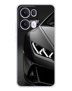 Чехол для OPPO Reno13 Pro с картинкой «Lamborghini фары детализация»