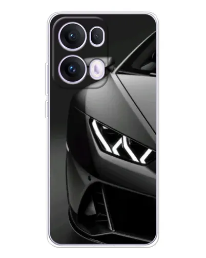Чехол для OPPO Reno13 Pro с картинкой «Lamborghini фары детализация»