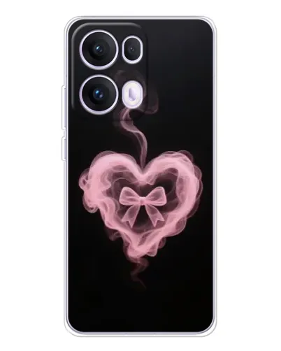 Чехол для OPPO Reno13 Pro с картинкой «Дымчатое сердце»