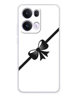 Чехол для OPPO Reno13 Pro с картинкой «Диагональный бант» Чехол для OPPO Reno13 Pro с картинкой «Диагональный бант»