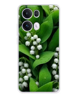 Чохол для OPPO Reno13 Pro з картинкою «Конвалії в зелені» Чохол для OPPO Reno13 Pro з картинкою «Конвалії в зелені»