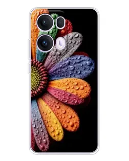 Чохол для OPPO Reno13 Pro з картинкою «Райдужна квітка» Чохол для OPPO Reno13 Pro з картинкою «Райдужна квітка»