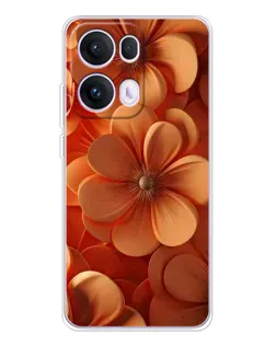Чохол для OPPO Reno13 Pro з картинкою «Помаранчева макро квітка» Чохол для OPPO Reno13 Pro з картинкою «Помаранчева макро квітка»