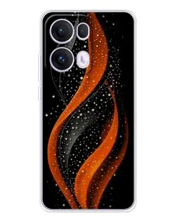 Чехол для OPPO Reno13 Pro с картинкой «Огненная звездная волна»