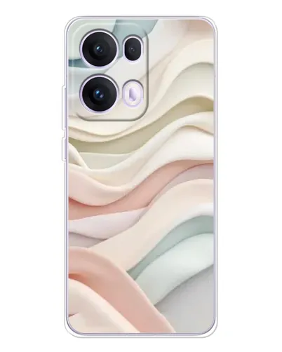 Чехол для OPPO Reno13 Pro с картинкой «Пастельные нежные волны» Чехол для OPPO Reno13 Pro с картинкой «Пастельные нежные волны»
