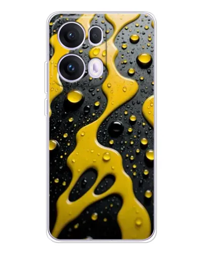 Чехол для OPPO Reno13 Pro с картинкой «Жидкое желтое золото» Чехол для OPPO Reno13 Pro с картинкой «Жидкое желтое золото»