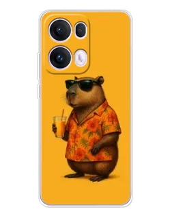 Чохол для OPPO Reno13 Pro з картинкою «Капібара на відпочинку» Чохол для OPPO Reno13 Pro з картинкою «Капібара на відпочинку»