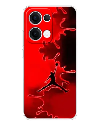 Чехол для OPPO Reno13 с картинкой «Jordan Red Smoke»