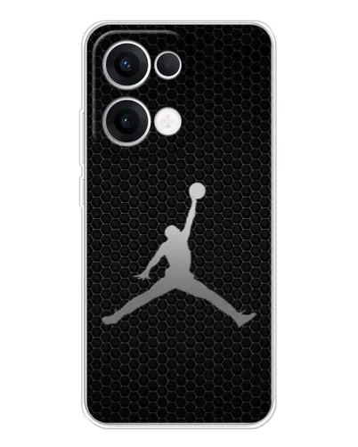 Чехол для OPPO Reno13 с картинкой «Jordan Dark Carbon»
