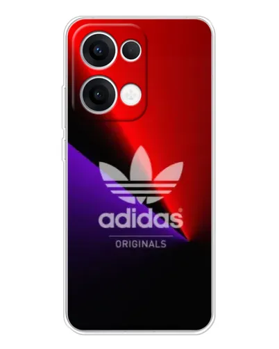 Чехол для OPPO Reno13 с картинкой «Adidas Red Neon»