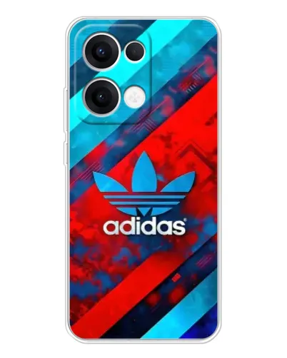 Чехол для OPPO Reno13 с картинкой «Абстракция Adidas»
