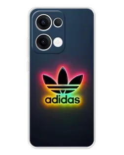Чехол для OPPO Reno13 с картинкой «Неоновый Adidas»