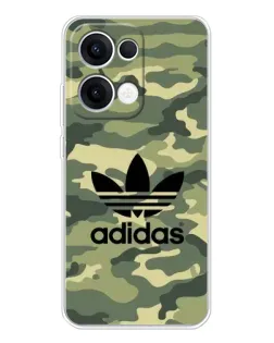 Чехол для OPPO Reno13 с картинкой «Милитари стиль Adidas»