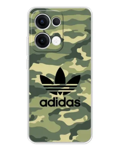 Чехол для OPPO Reno13 с картинкой «Милитари стиль Adidas»