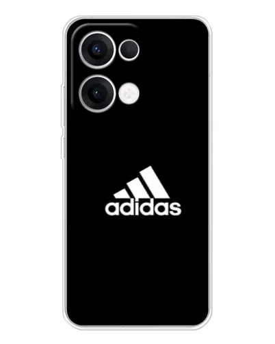 Чехол для OPPO Reno13 с картинкой «Черная классика Adidas»