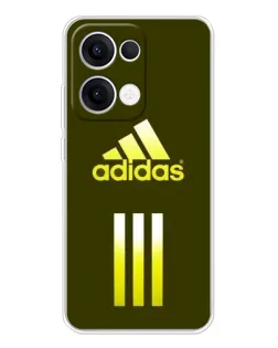 Чехол для OPPO Reno13 с картинкой «Оливковый градиент Adidas»