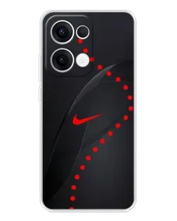 Чехол для OPPO Reno13 с картинкой «Абстрактный дизайн Nike»