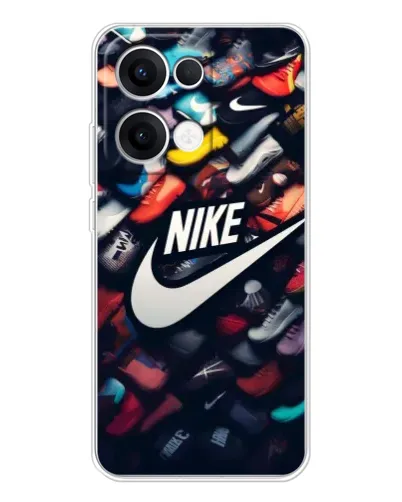 Чехол для OPPO Reno13 с картинкой «Коллекция кроссовок Nike»