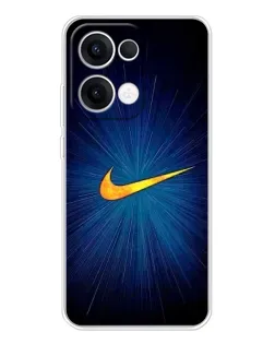 Чехол для OPPO Reno13 с картинкой «Синий пульс Nike»