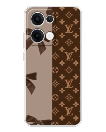 Чехол для OPPO Reno13 с картинкой «Louis Vuitton — банты»