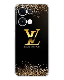 Чехол для OPPO Reno13 с картинкой «LV — золотые искры»