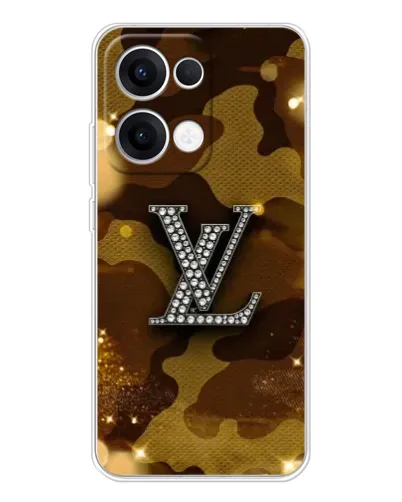 Чехол для OPPO Reno13 с картинкой «Камуфляжный Louis Vuitton»
