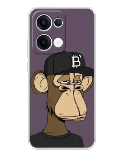 Чехол для OPPO Reno13 с картинкой «Bored Ape в кепке» Чехол для OPPO Reno13 с картинкой «Bored Ape в кепке»