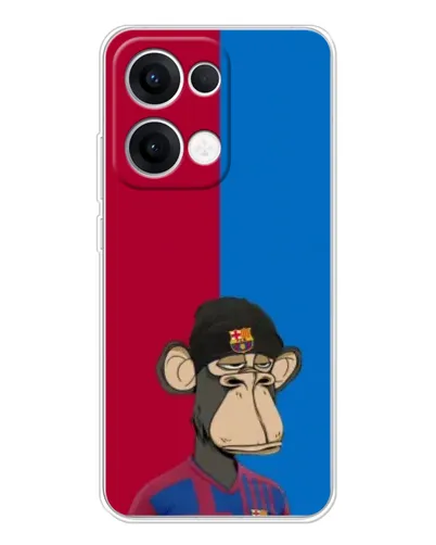 Чехол для OPPO Reno13 с картинкой «Bored Ape — фанат Барсы» Чехол для OPPO Reno13 с картинкой «Bored Ape — фанат Барсы»