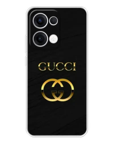 Чехол для OPPO Reno13 с картинкой «Золотой логотип Gucci» Чехол для OPPO Reno13 с картинкой «Золотой логотип Gucci»