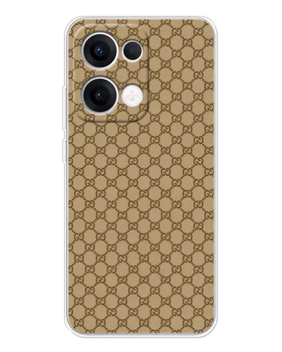 Чехол для OPPO Reno13 с картинкой «Gucci — классический беж» Чехол для OPPO Reno13 с картинкой «Gucci — классический беж»