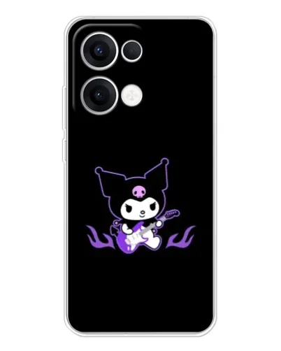 Чехол для OPPO Reno13 с картинкой «Электрическая Kuromi» Чехол для OPPO Reno13 с картинкой «Электрическая Kuromi»