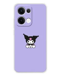 Чехол для OPPO Reno13 с картинкой «Kuromi — фиолетовый минимализм» Чехол для OPPO Reno13 с картинкой «Kuromi — фиолетовый минимализм»