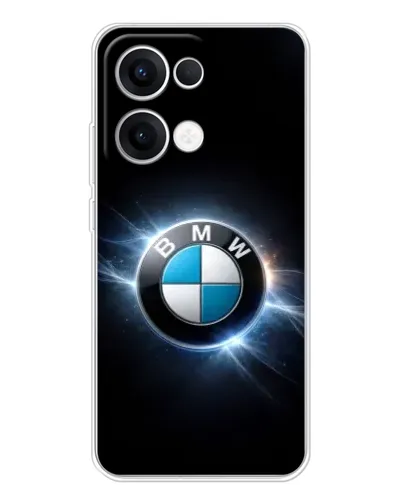 Чехол для OPPO Reno13 с картинкой «BMW — неоновое сияние» Чехол для OPPO Reno13 с картинкой «BMW — неоновое сияние»