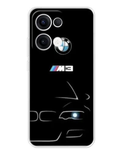 Чехол для OPPO Reno13 с картинкой «Минималистичный принт BMW M3» Чехол для OPPO Reno13 с картинкой «Минималистичный принт BMW M3»