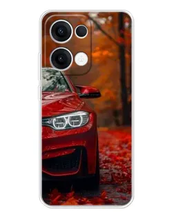 Чехол для OPPO Reno13 с картинкой «Осенняя BMW M4»