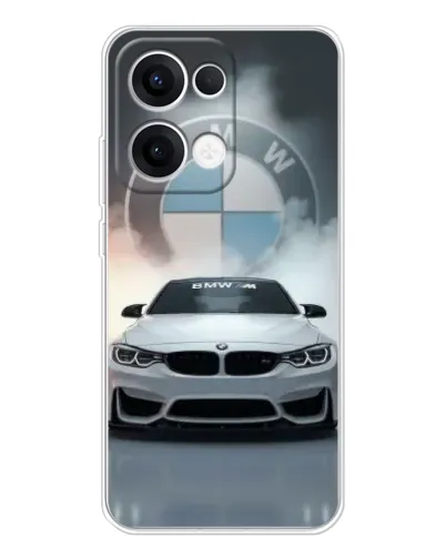 Чехол для OPPO Reno13 с картинкой «BMW в белом дыму» Чехол для OPPO Reno13 с картинкой «BMW в белом дыму»