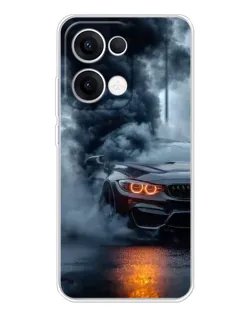 Чехол для OPPO Reno13 с картинкой «BMW M-Power — абстракция» Чехол для OPPO Reno13 с картинкой «BMW M-Power — абстракция»