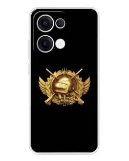 Чехол для OPPO Reno13 с картинкой «PUBG — оранжевый градиент»