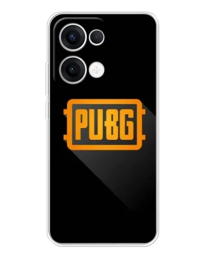 Чохол для OPPO Reno13 з картинкою «PUBG — рамка лого» Чохол для OPPO Reno13 з картинкою «PUBG — рамка лого»