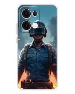 Чехол для OPPO Reno13 с картинкой «PUBG — реалистичный герой» Чехол для OPPO Reno13 с картинкой «PUBG — реалистичный герой»