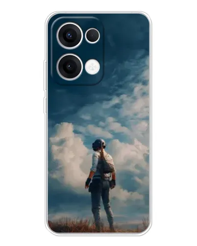 Чохол для OPPO Reno13 з картинкою «Герой PUBG на скелі» Чохол для OPPO Reno13 з картинкою «Герой PUBG на скелі»