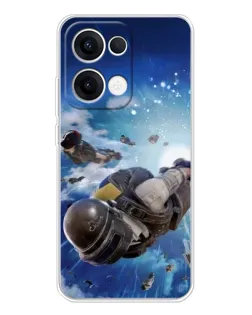 Чехол для OPPO Reno13 с картинкой «Десант PUBG — прыжок» Чехол для OPPO Reno13 с картинкой «Десант PUBG — прыжок»