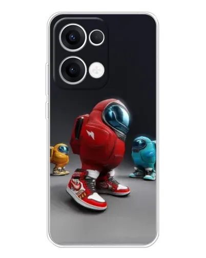 Чехол для OPPO Reno13 с картинкой «Among Us — 3D стиль» Чехол для OPPO Reno13 с картинкой «Among Us — 3D стиль»