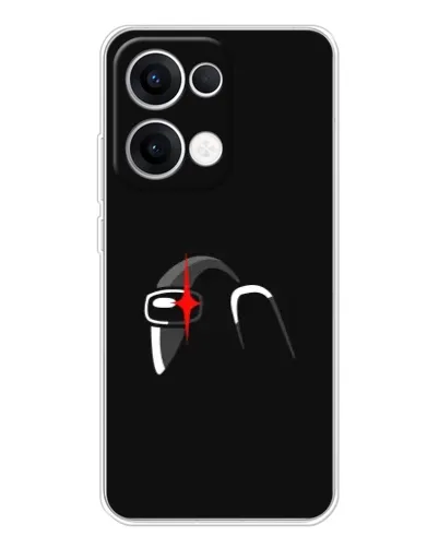 Чехол для OPPO Reno13 с картинкой «Among Us шлем» Чехол для OPPO Reno13 с картинкой «Among Us шлем»