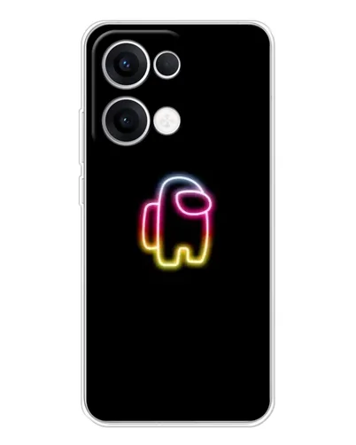 Чехол для OPPO Reno13 с картинкой «Among Us градиент» Чехол для OPPO Reno13 с картинкой «Among Us градиент»
