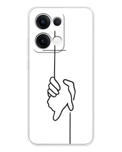 Чохол для OPPO Reno13 з картинкою «Рука тримає» Чохол для OPPO Reno13 з картинкою «Рука тримає»
