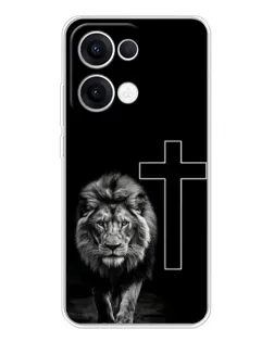 Чохол для OPPO Reno13 з картинкою «Лев та Хрест» Чохол для OPPO Reno13 з картинкою «Лев та Хрест»