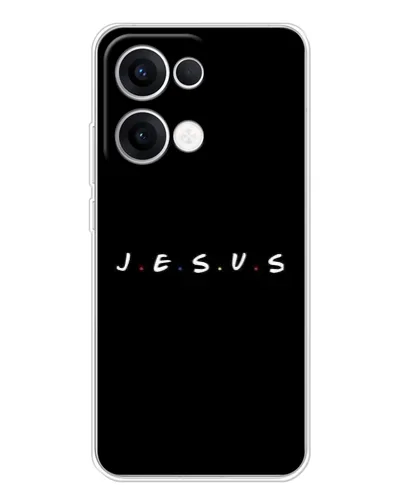 Чохол для OPPO Reno13 з картинкою «Крапки віри J.E.S.U.S.» Чохол для OPPO Reno13 з картинкою «Крапки віри J.E.S.U.S.»