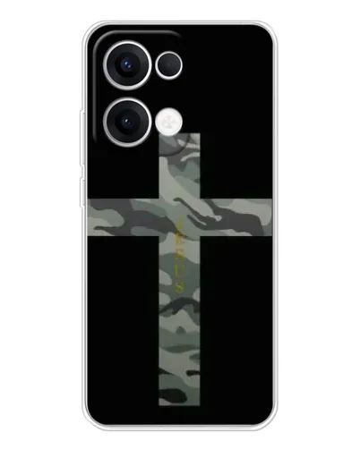 Чохол для OPPO Reno13 з картинкою «Мілітарі Хрест» Чохол для OPPO Reno13 з картинкою «Мілітарі Хрест»