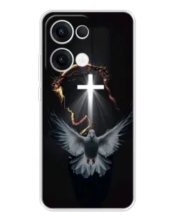 Чохол для OPPO Reno13 з картинкою «Голуб та Світло»